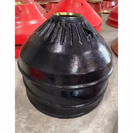 Usine OEM à haute teneur en manganèse TG420 TG820 TG1020 Terex concasseur à cônes de pièces de manteau et de revêtement de bol concave